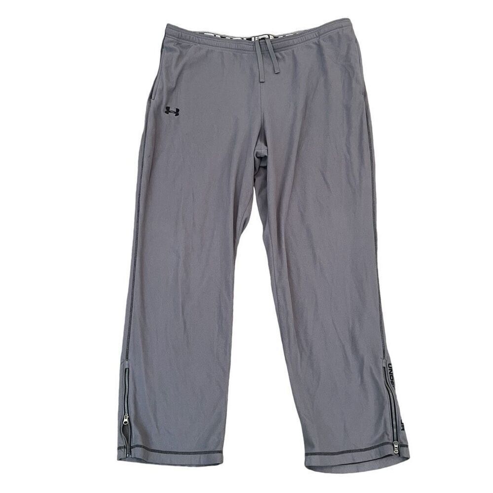 UNDER ARMOUR Men’s Grey Drawstring Sweatpants Size 2XL